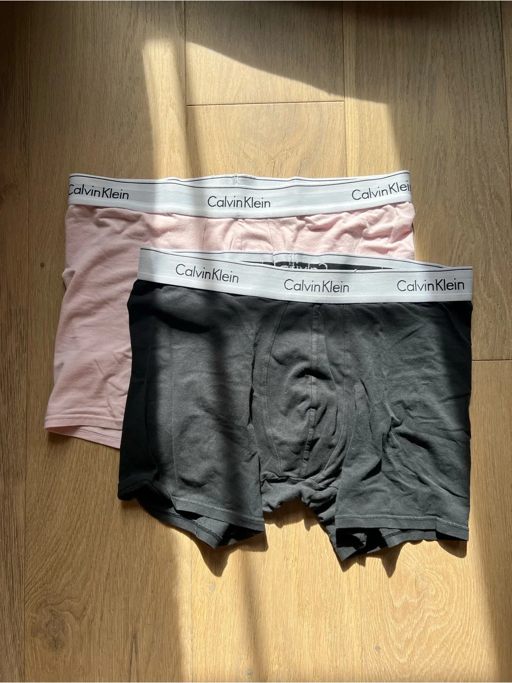 Calvin Klein Boxer Briefs Pack - Black & Light Pink